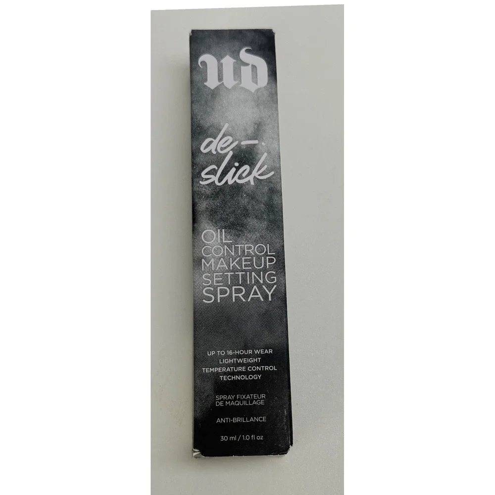 Urban Decay Setting Spray De-Slick‎ Oil Control Makeup Oily Skin Travel 1oz New